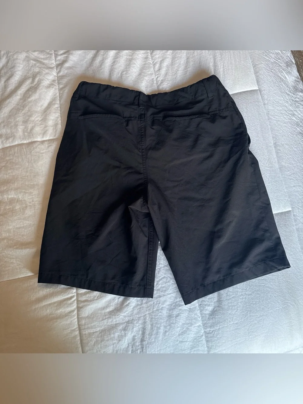 all in motion Black Flat-Front Kids Shorts